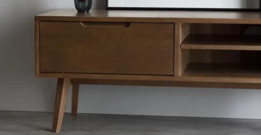 Mueble multimedia Jenson – Roble oscuro
