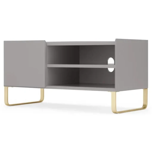 Mueble multimedia pintado Lenny – Gris