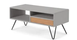 Mueble multimedia Ukan – Gris y roble
