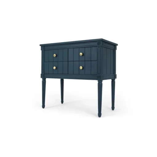 Mueble para recibidor vintage Bourbon – Azul oscuro