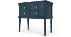 Mueble para recibidor vintage Bourbon – Azul oscuro