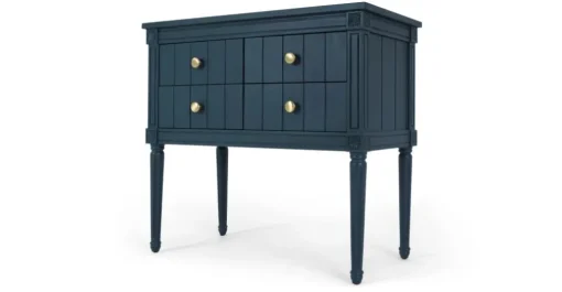 Mueble para recibidor vintage Bourbon – Azul oscuro