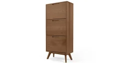 Mueble zapatero Jenson – Roble oscuro