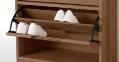 Mueble zapatero Jenson – Roble oscuro