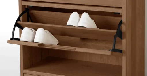 Mueble zapatero Jenson – Roble oscuro