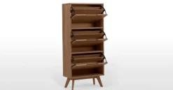 Mueble zapatero Jenson – Roble oscuro