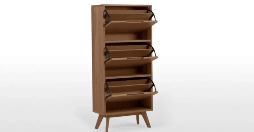 Mueble zapatero Jenson – Roble oscuro