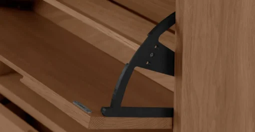 Mueble zapatero Jenson – Roble oscuro