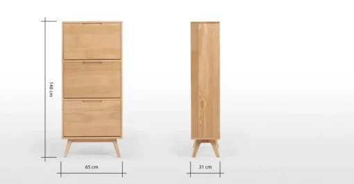 Mueble zapatero Jenson – Roble