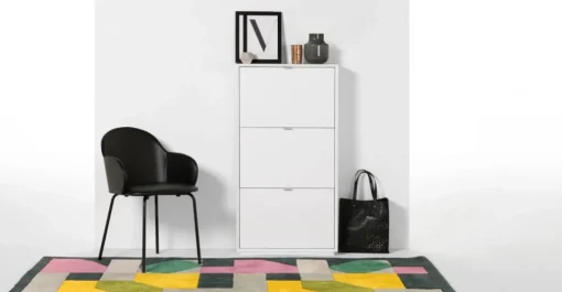 Mueble zapatero Marcell – Blanco