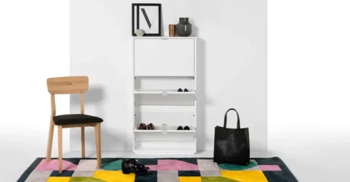 Mueble zapatero Marcell – Blanco
