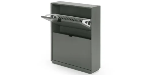 Mueble zapatero pequeño Marcell – Gris