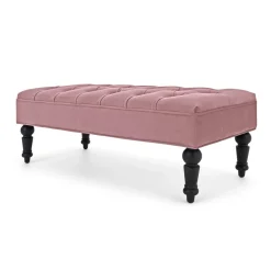Otomana Bouji – Terciopelo rosa empolvado