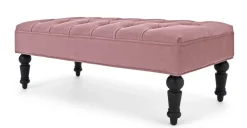 Otomana Bouji – Terciopelo rosa empolvado