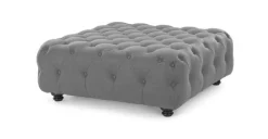 Otomana Branagh grande – Gris perla