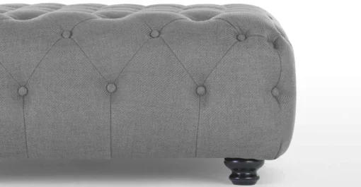 Otomana Branagh grande – Gris perla