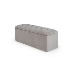 Otomana con almacenaje Orkney – Gris lechuza