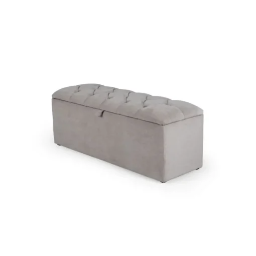 Otomana con almacenaje Orkney – Gris lechuza