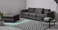 Otomana modular Mortimer – Gris foca