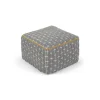 Puf Geométrico Maddox – Gris