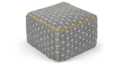 Puf Geométrico Maddox – Gris