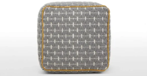 Puf Geométrico Maddox – Gris