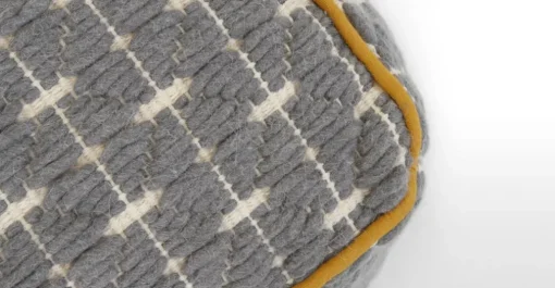 Puf Geométrico Maddox – Gris