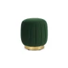 Puf Pequeño con Base de Acero Inoxidable Adie – Verde Pino