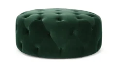 Puf Redondo Grande Hampton – Verde Pino