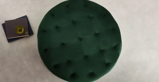 Puf Redondo Grande Hampton – Verde Pino