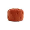Puf Redondo Pequeño Hampton – Naranja Llama
