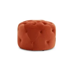 Puf Redondo Pequeño Hampton – Naranja Llama