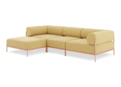 Seccional 3 Cuerpos con Chaise Longue a la Izquierda Noah