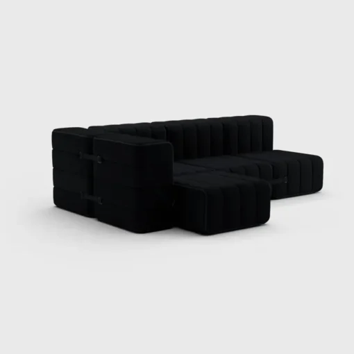 Seccional 2 Cuerpos con Chaise Longue a la Izquierda Curt