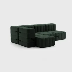 Seccional 2 Cuerpos con Chaise Longue a la Izquierda Curt