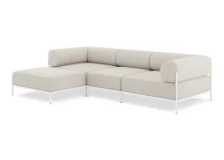 Seccional 3 Cuerpos con Chaise Longue a la Izquierda Noah