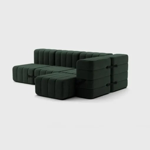 Seccional 2 Cuerpos con Chaise Longue a la Derecha Curt
