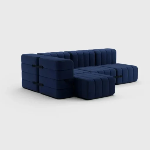 Seccional 2 Cuerpos con Chaise Longue a la Izquierda Curt