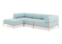 Seccional 3 Cuerpos con Chaise Longue a la Izquierda Noah