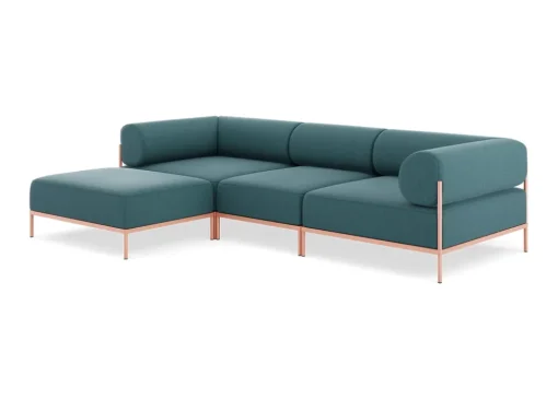 Seccional 3 Cuerpos con Chaise Longue a la Izquierda Noah
