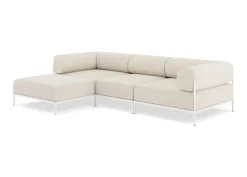 Seccional 3 Cuerpos con Chaise Longue a la Izquierda Noah