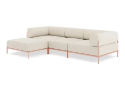 Seccional 3 Cuerpos con Chaise Longue a la Izquierda Noah