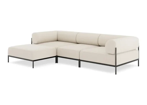 Seccional 3 Cuerpos con Chaise Longue a la Izquierda Noah