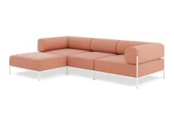 Seccional 3 Cuerpos con Chaise Longue a la Izquierda Noah