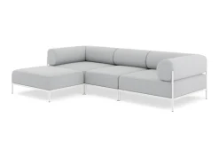 Seccional 3 Cuerpos con Chaise Longue a la Izquierda Noah