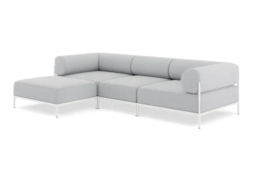 Seccional 3 Cuerpos con Chaise Longue a la Izquierda Noah