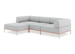 Seccional 3 Cuerpos con Chaise Longue a la Izquierda Noah