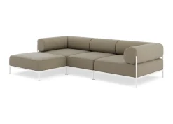 Seccional 3 Cuerpos con Chaise Longue a la Izquierda Noah