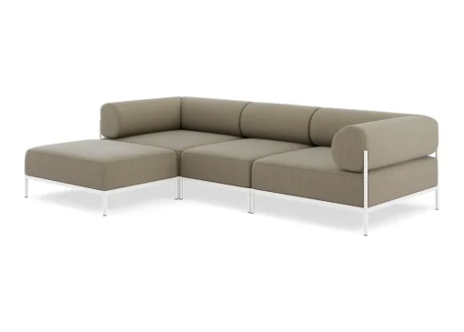 Seccional 3 Cuerpos con Chaise Longue a la Izquierda Noah