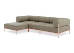 Seccional 3 Cuerpos con Chaise Longue a la Izquierda Noah